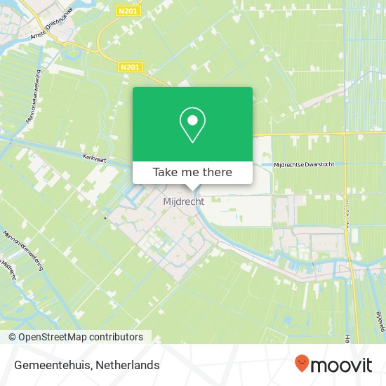 Gemeentehuis map