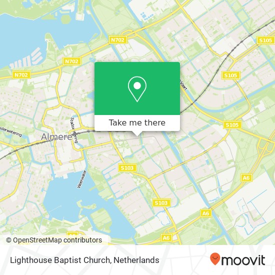 Lighthouse Baptist Church map