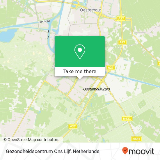 Gezondheidscentrum Ons Lijf map