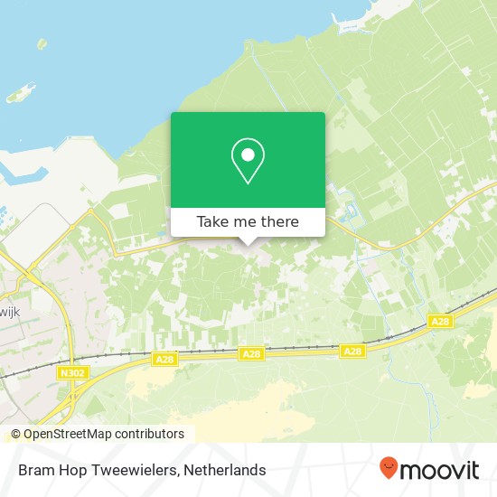 Bram Hop Tweewielers map