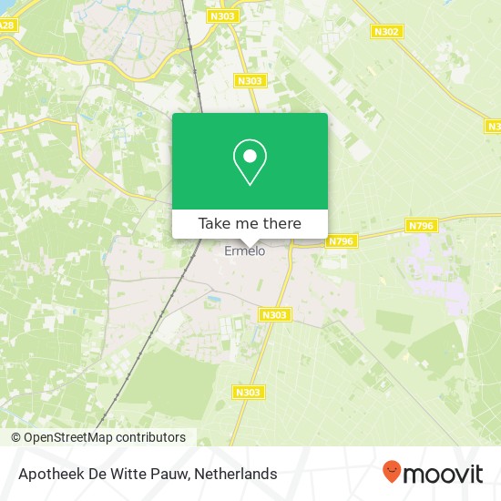 Apotheek De Witte Pauw map