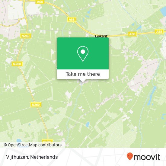 Vijfhuizen map