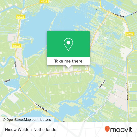 Nieuw Walden map