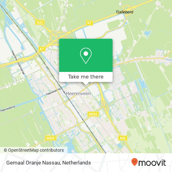 Gemaal Oranje Nassau map