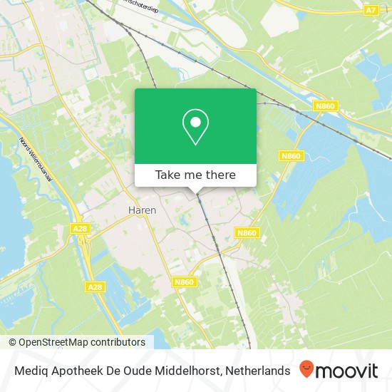 Mediq Apotheek De Oude Middelhorst map