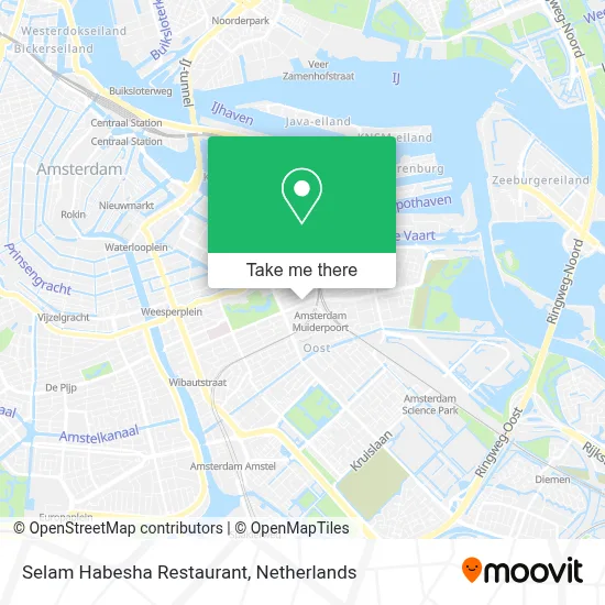 Selam Habesha Restaurant map