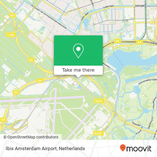 Ibis Amsterdam Airport map