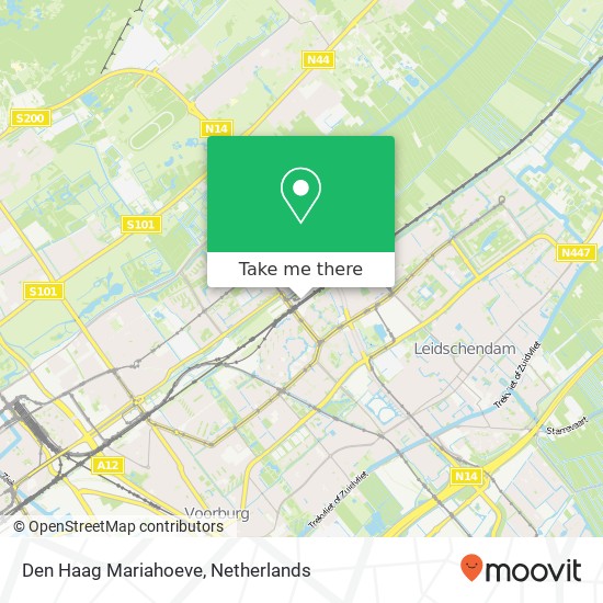 Den Haag Mariahoeve map