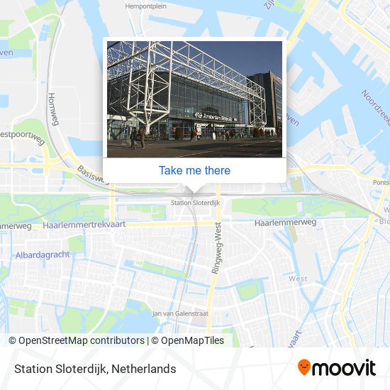 Station Sloterdijk map