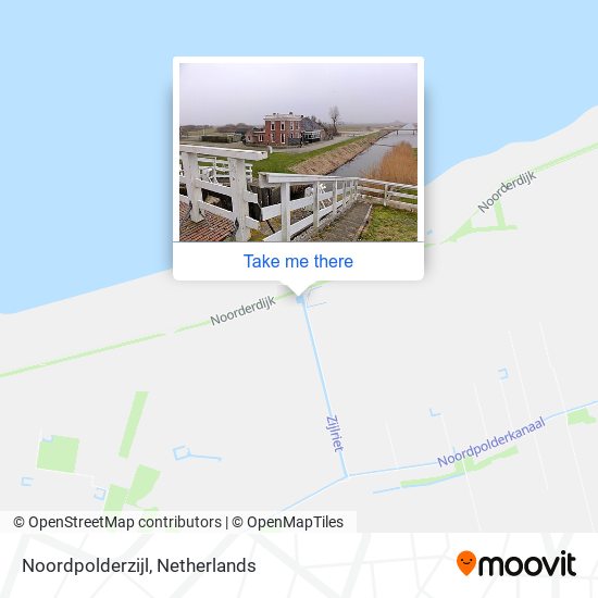 Noordpolderzijl Karte