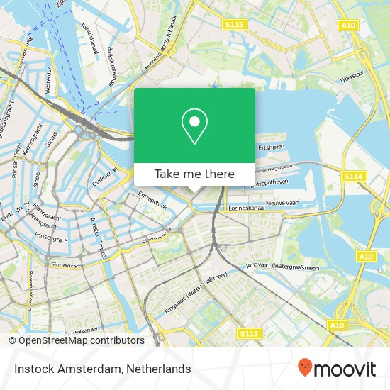 Instock Amsterdam map