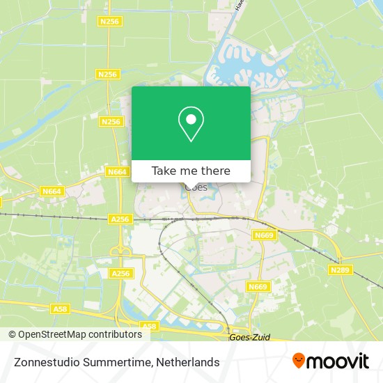 Zonnestudio Summertime map