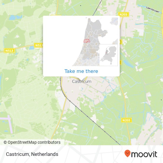 Castricum map