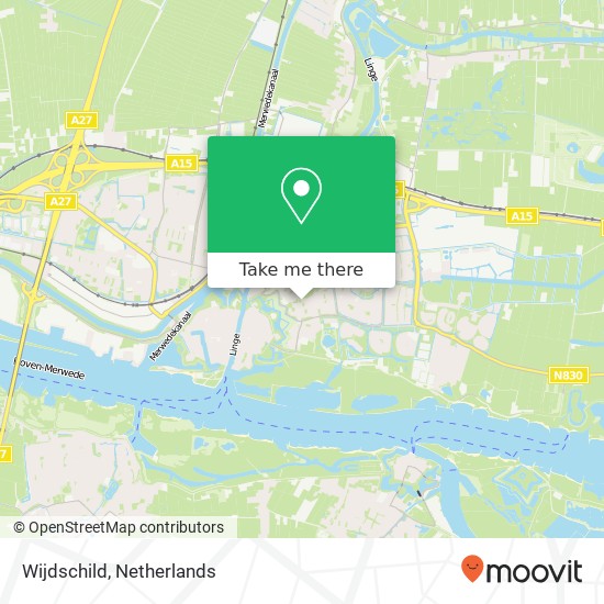 Wijdschild map