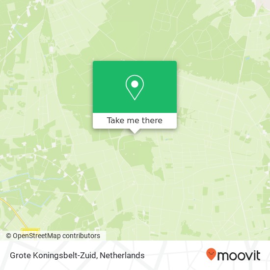 Grote Koningsbelt-Zuid Karte