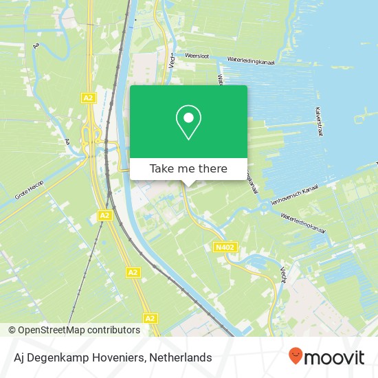 Aj Degenkamp Hoveniers map