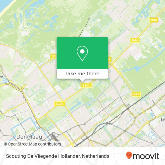 Scouting De Vliegende Hollander map