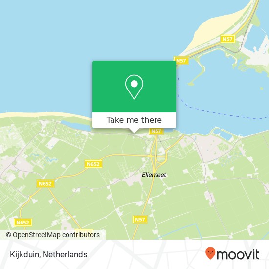 Kijkduin Karte