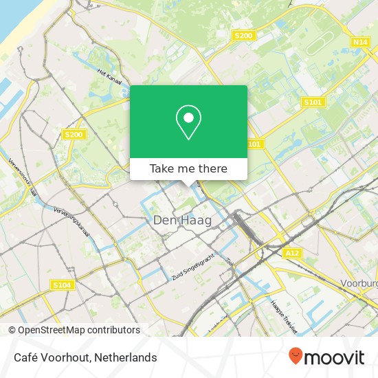 Café Voorhout map