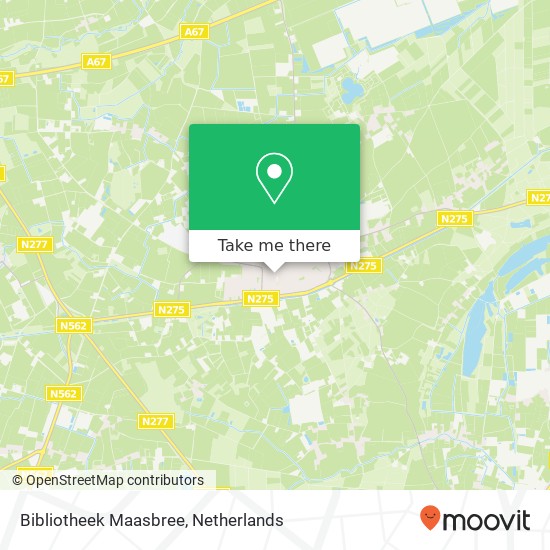 Bibliotheek Maasbree map