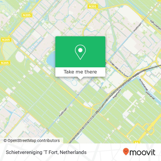 Schietvereniging 'T Fort map