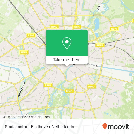 Stadskantoor Eindhoven Karte