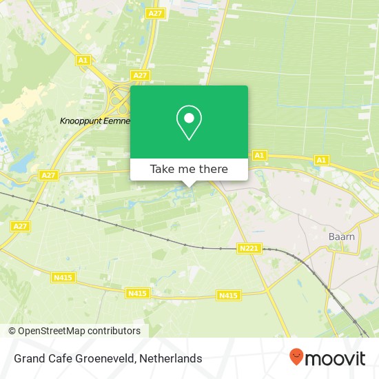 Grand Cafe Groeneveld map