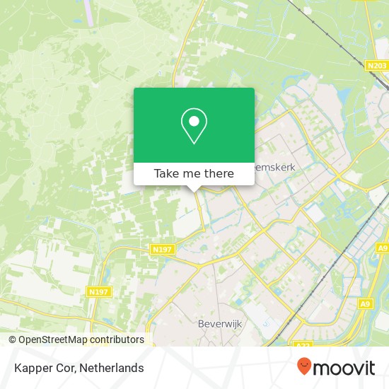 Kapper Cor map