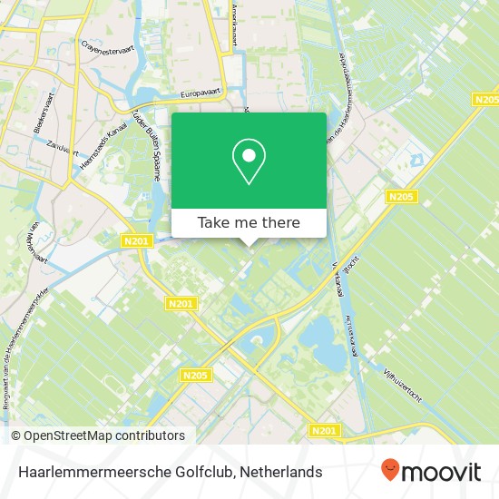 Haarlemmermeersche Golfclub map