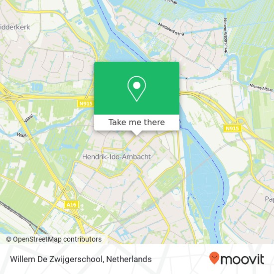 Willem De Zwijgerschool map