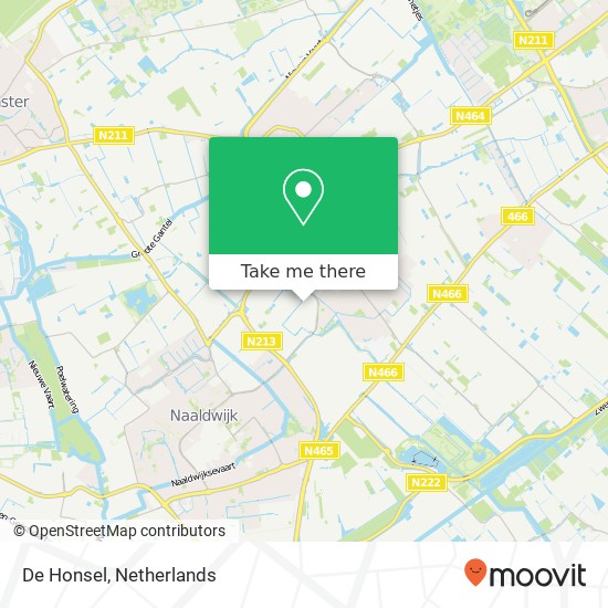 De Honsel map