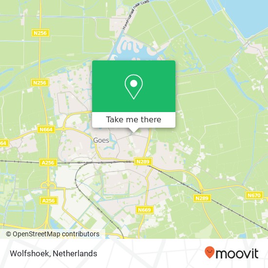 Wolfshoek map