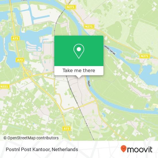 Postnl Post Kantoor map