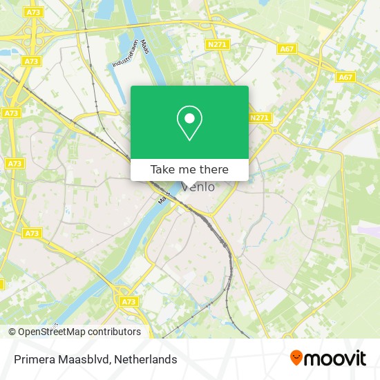 Primera Maasblvd map