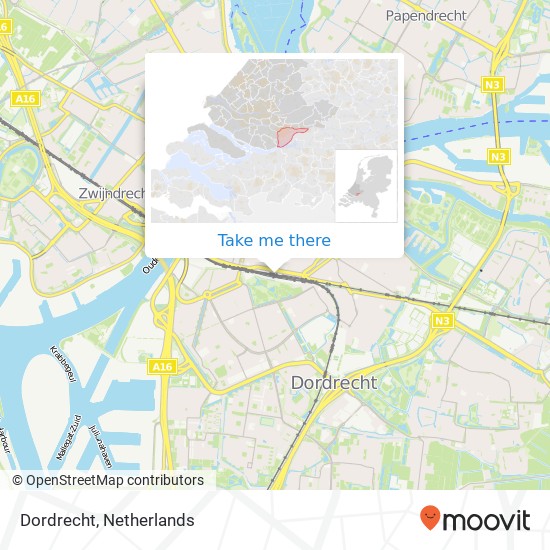 Dordrecht map