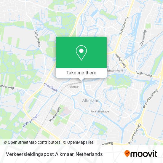 Verkeersleidingspost Alkmaar map