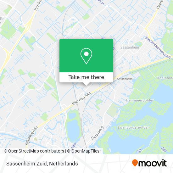 Sassenheim Zuid map