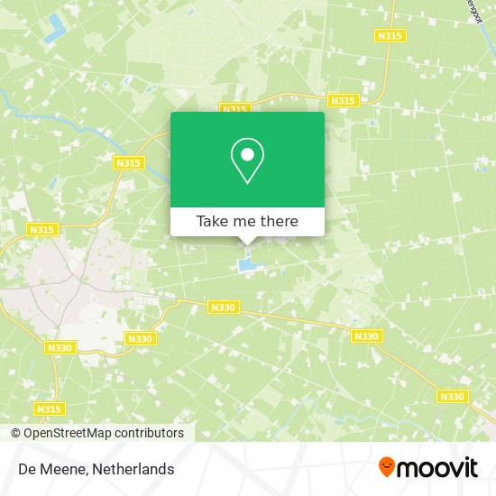 De Meene map