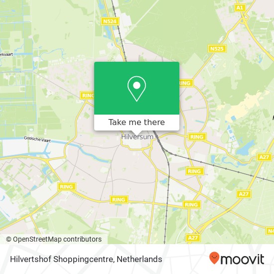 Hilvertshof Shoppingcentre map