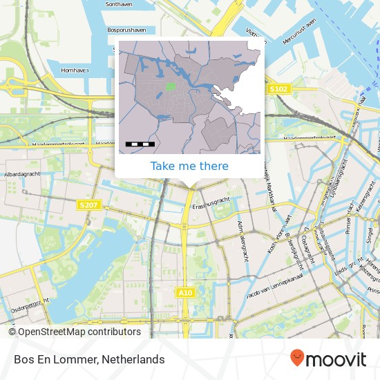 Bos En Lommer map