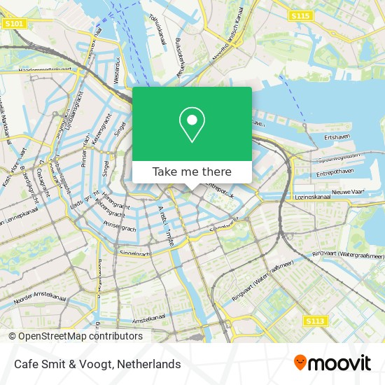 Cafe Smit & Voogt map