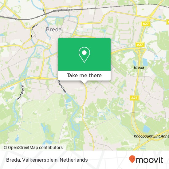 Breda, Valkeniersplein map