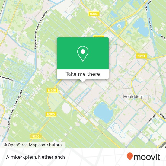 Almkerkplein Karte