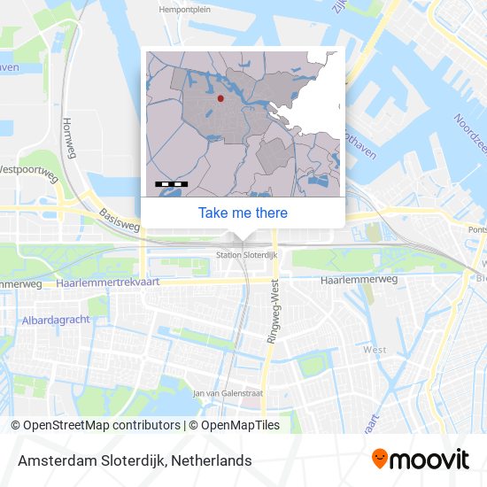 Amsterdam Sloterdijk map