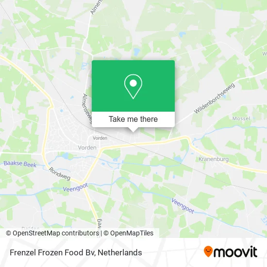 Frenzel Frozen Food Bv map