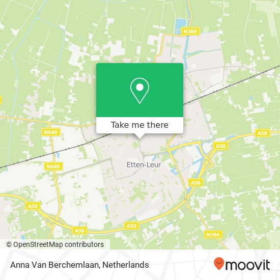 Anna Van Berchemlaan map