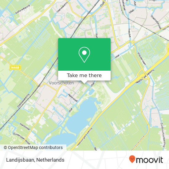 Landijsbaan map