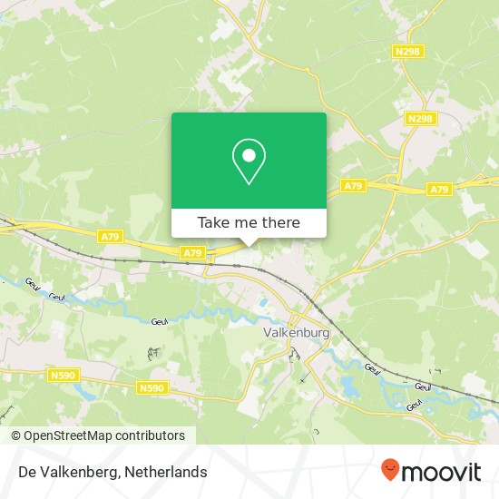 De Valkenberg map