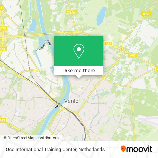Océ International Training Center map