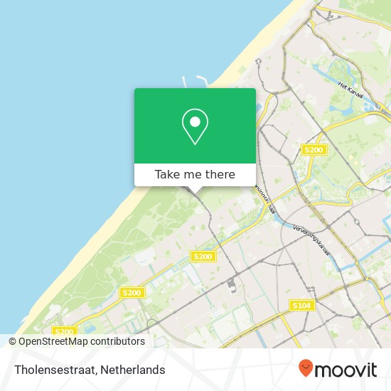 Tholensestraat map